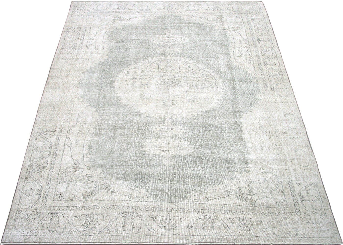 Vintage Turkish Oushak Rug - 6'10" x 9'11" - 190266