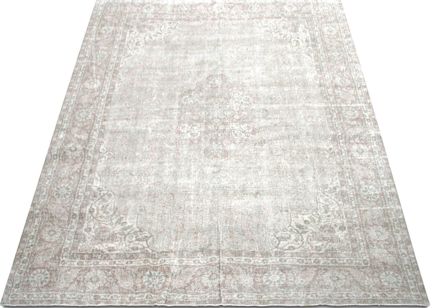 Vintage Turkish Oushak Rug - 8'2" x 10'6" - 190267