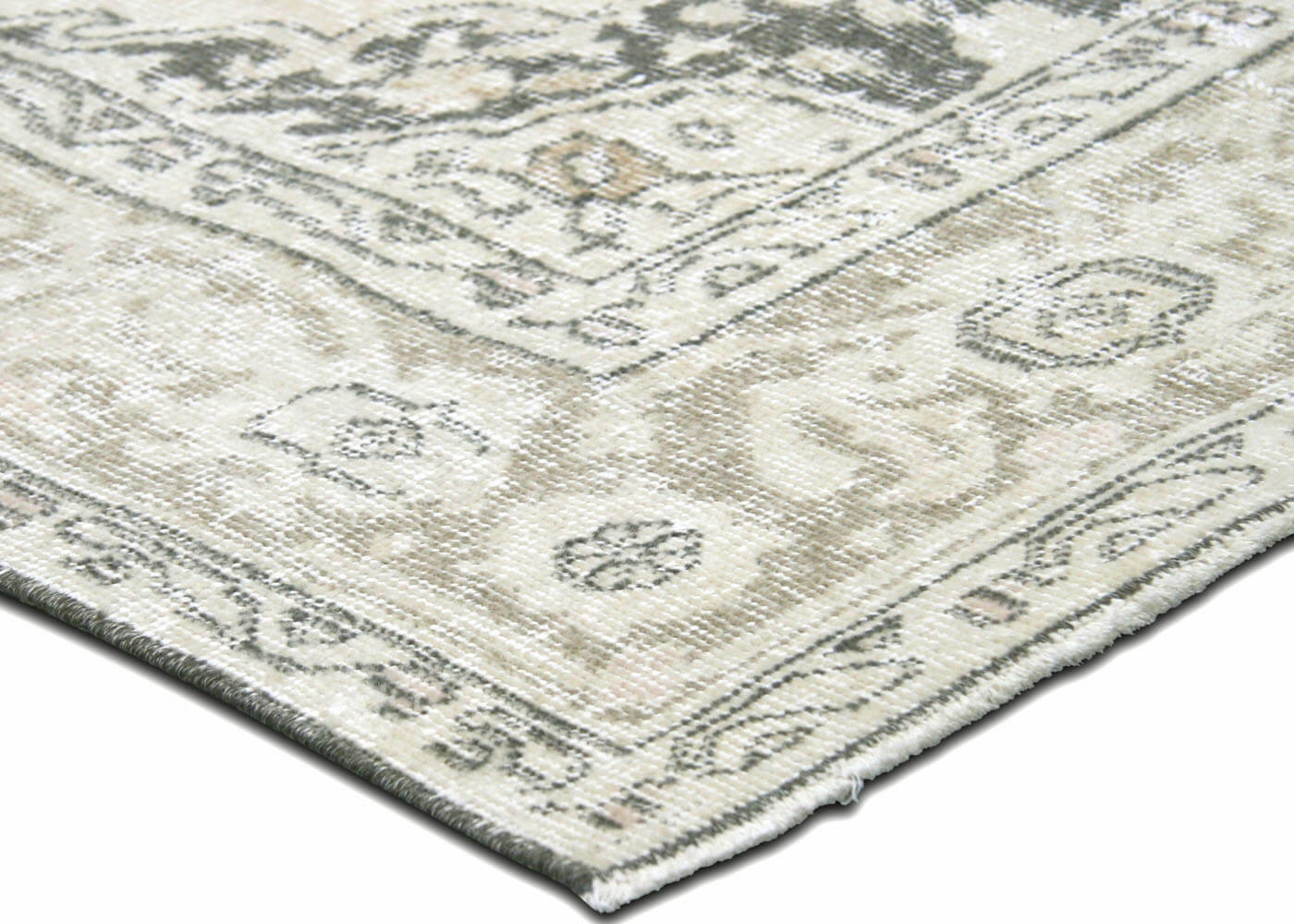 Vintage Turkish Oushak Rug - 4'8" x 12'2" - 190268