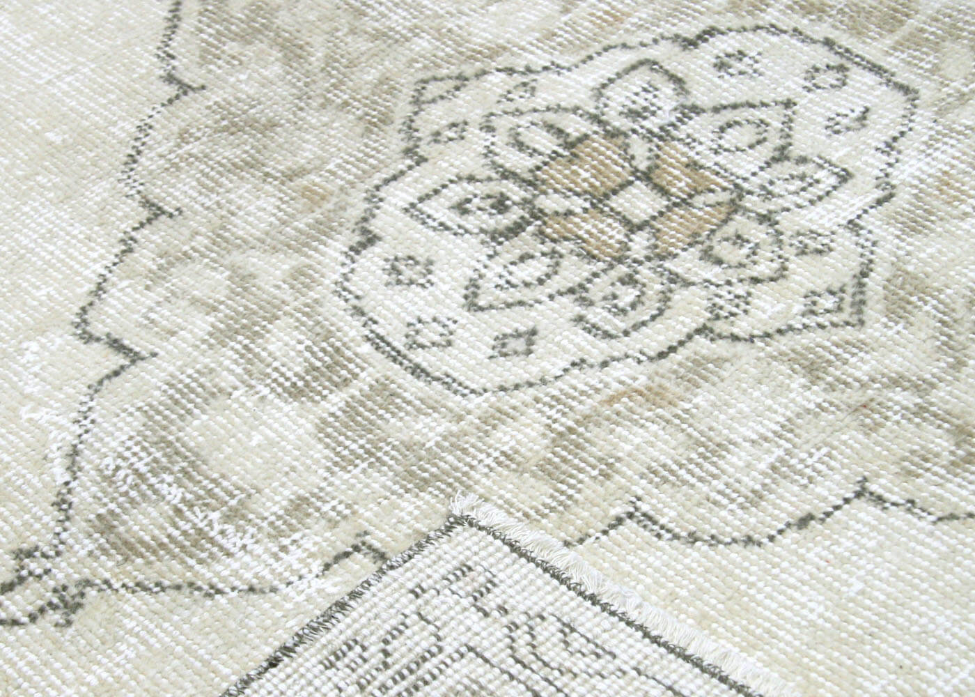 Vintage Turkish Oushak Rug - 4'8" x 12'2" - 190268