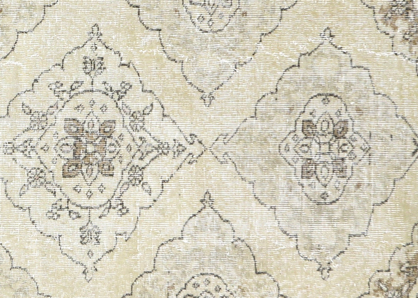 Vintage Turkish Oushak Rug - 4'8" x 12'2" - 190268