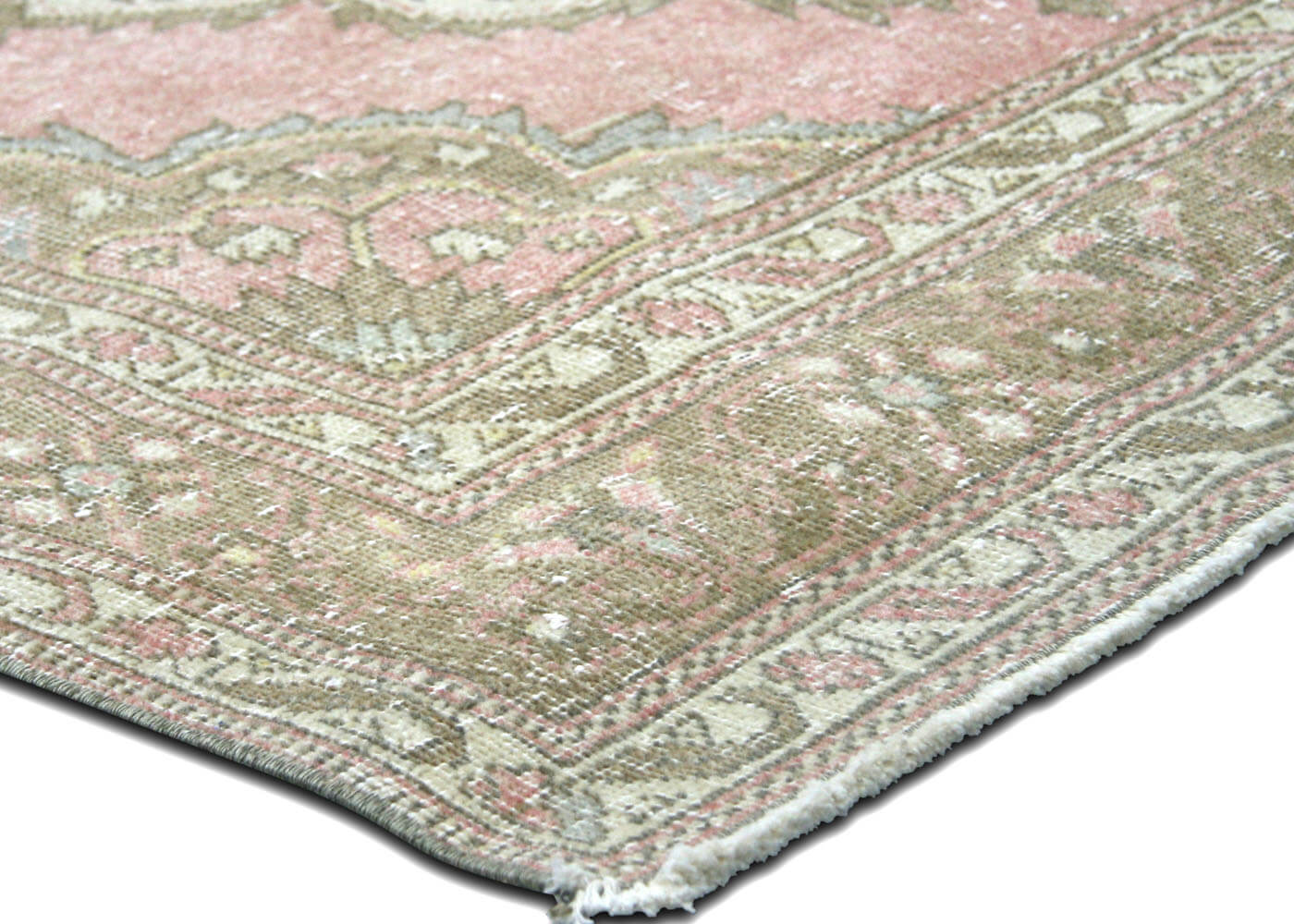 Vintage Turkish Oushak Rug - 4'4" x 13'7" - 190272