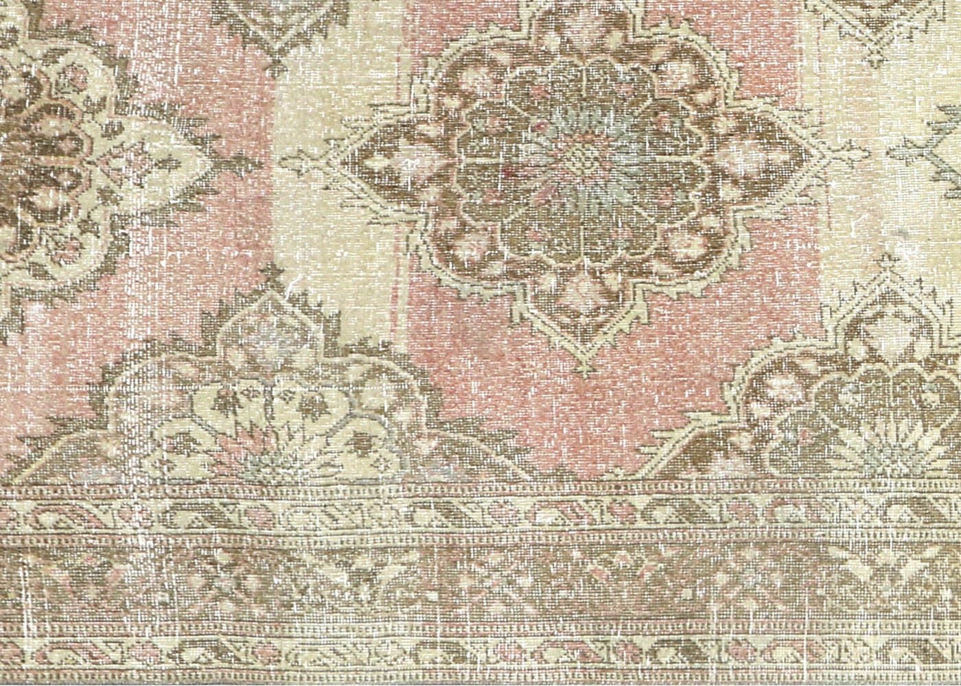 Vintage Turkish Oushak Rug - 4'4" x 13'7" - 190272