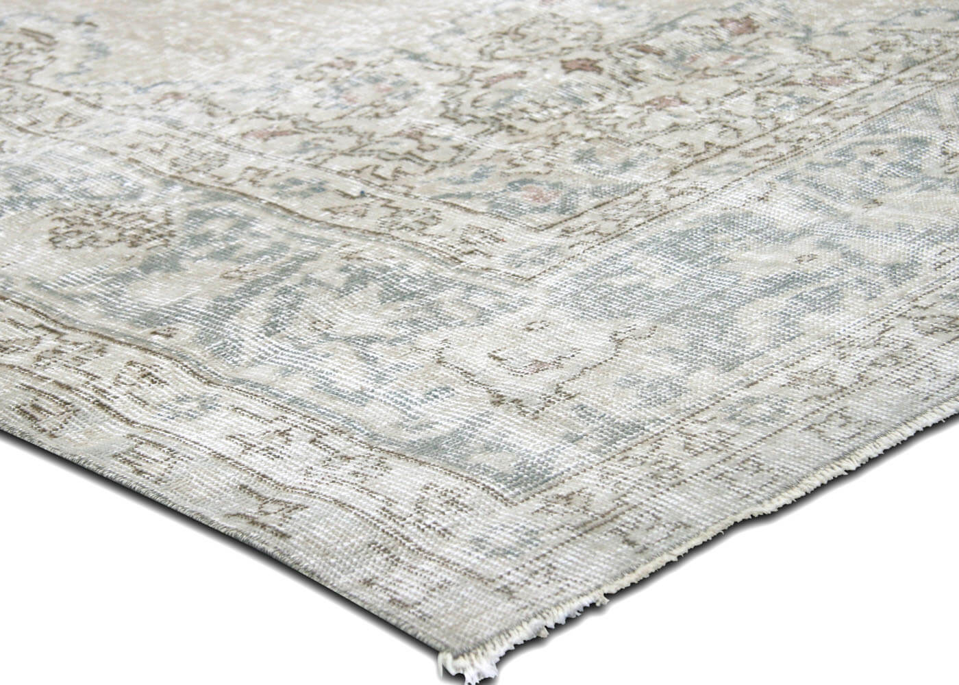 Vintage Turkish Oushak Rug - 7'7" x 11' - 190275