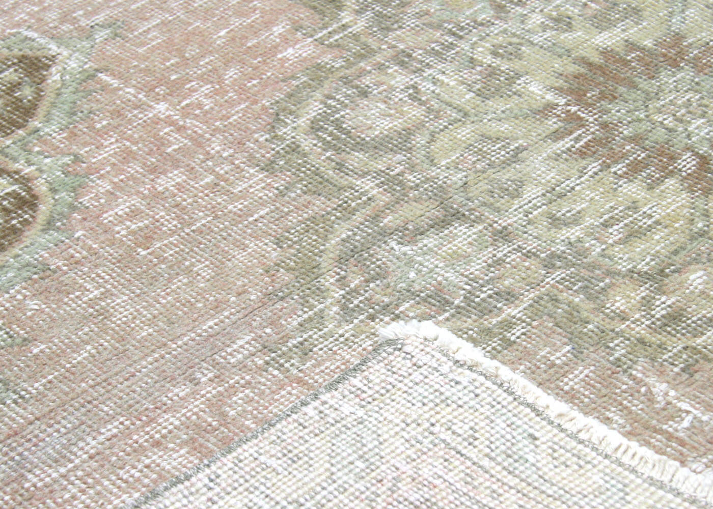 Vintage Turkish Oushak Rug - 4'10" x 11'8" - 190278