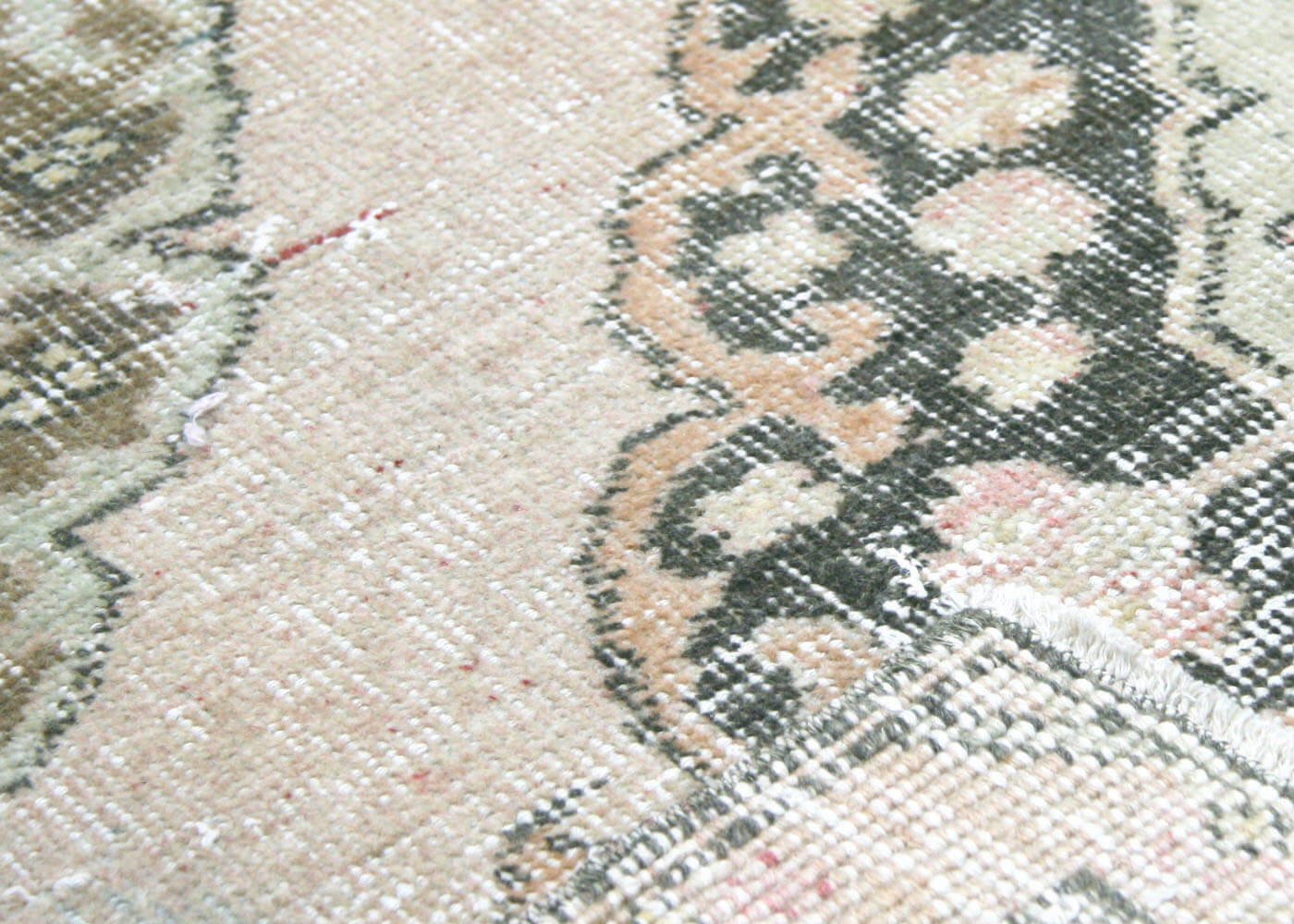 Vintage Turkish Oushak Rug - 4'9" x 12'6" - 190279