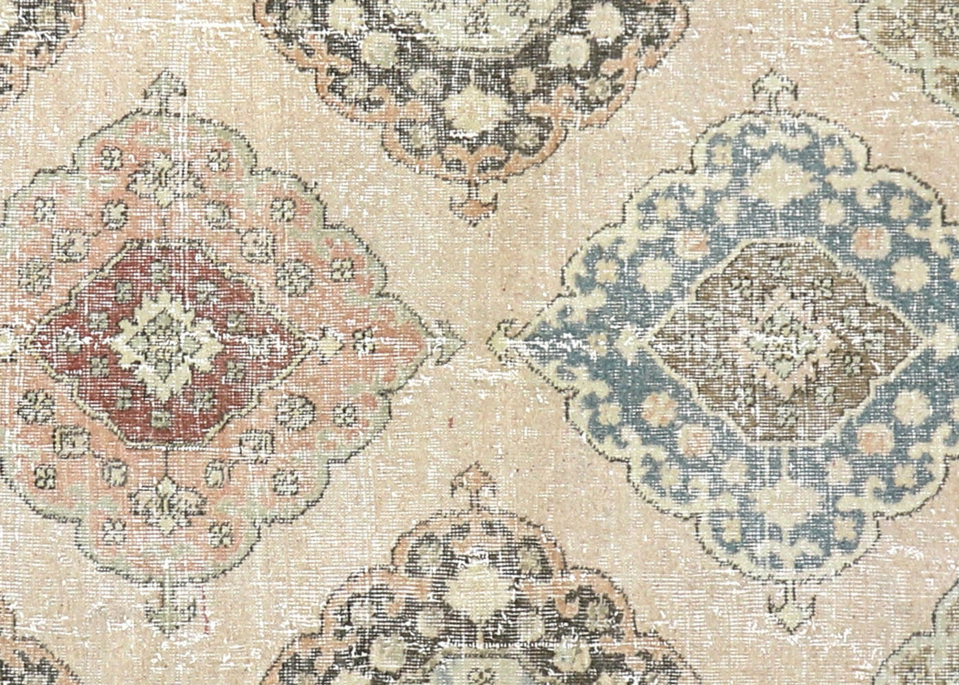 Vintage Turkish Oushak Rug - 4'9" x 12'6" - 190279