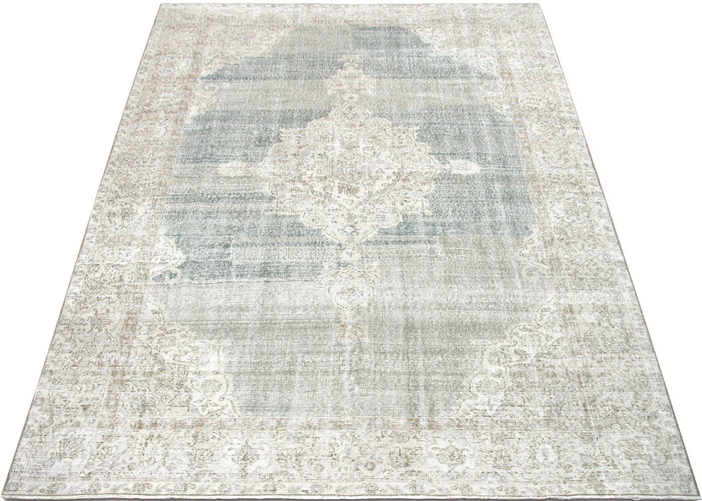 Vintage Turkish Oushak Rug - 7' x 9'9" - 190281