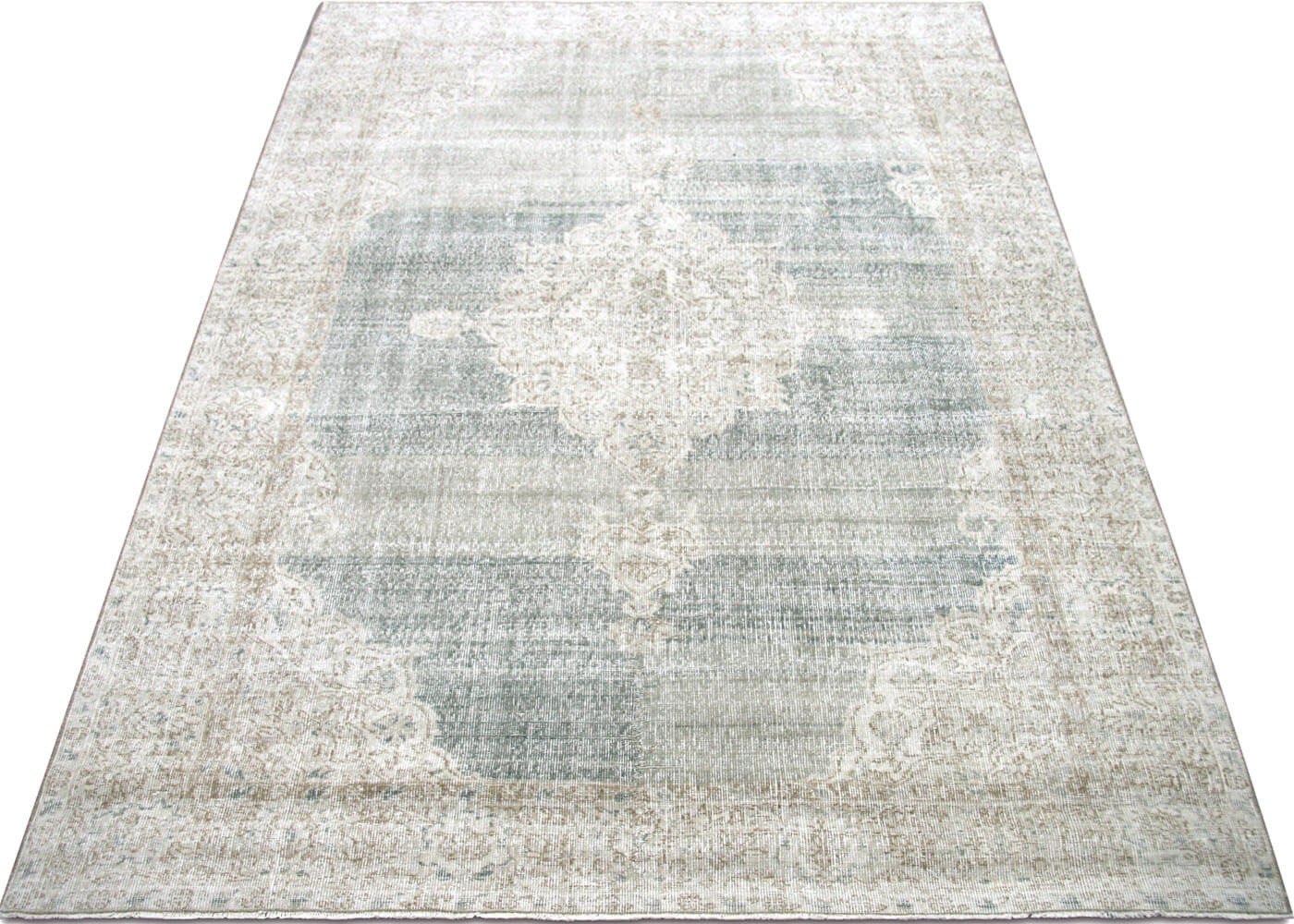 Vintage Turkish Oushak Rug - 7' x 9'9" - 190281
