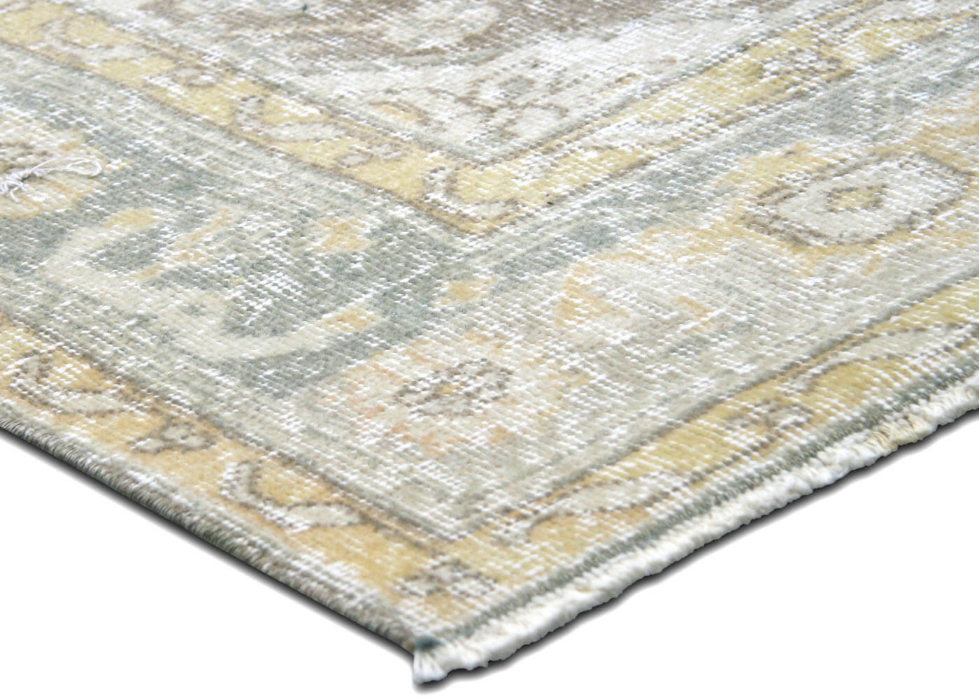 Vintage Turkish Oushak Rug - 4'8" x 12'4" - 190282