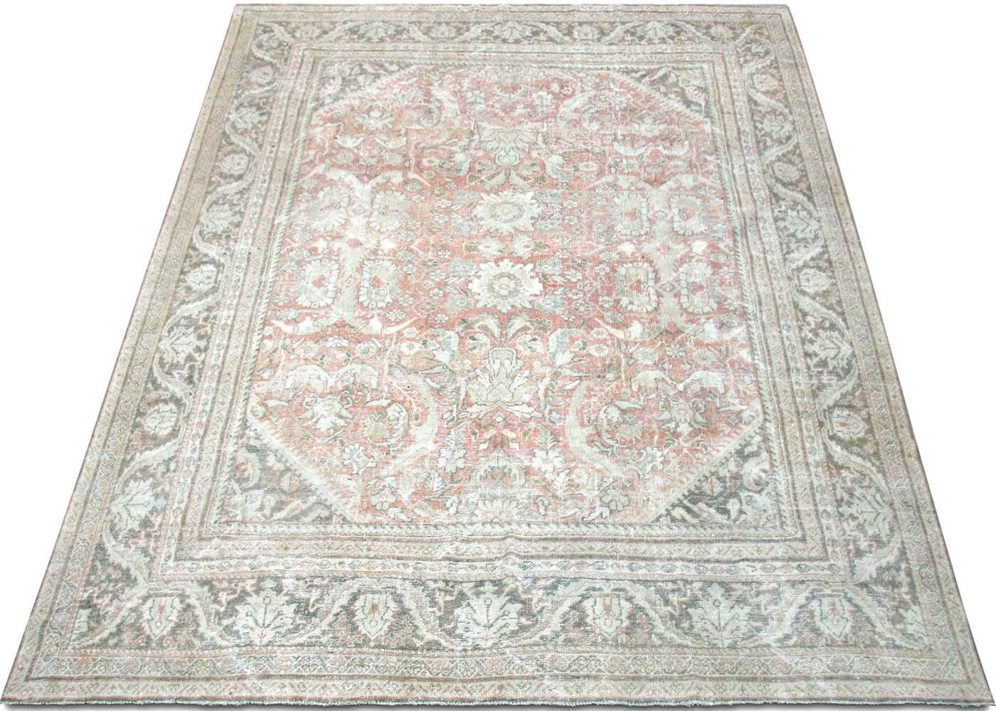 Semi Antique Persian Mahal Rug - 9'2" x 11'6" - 190284