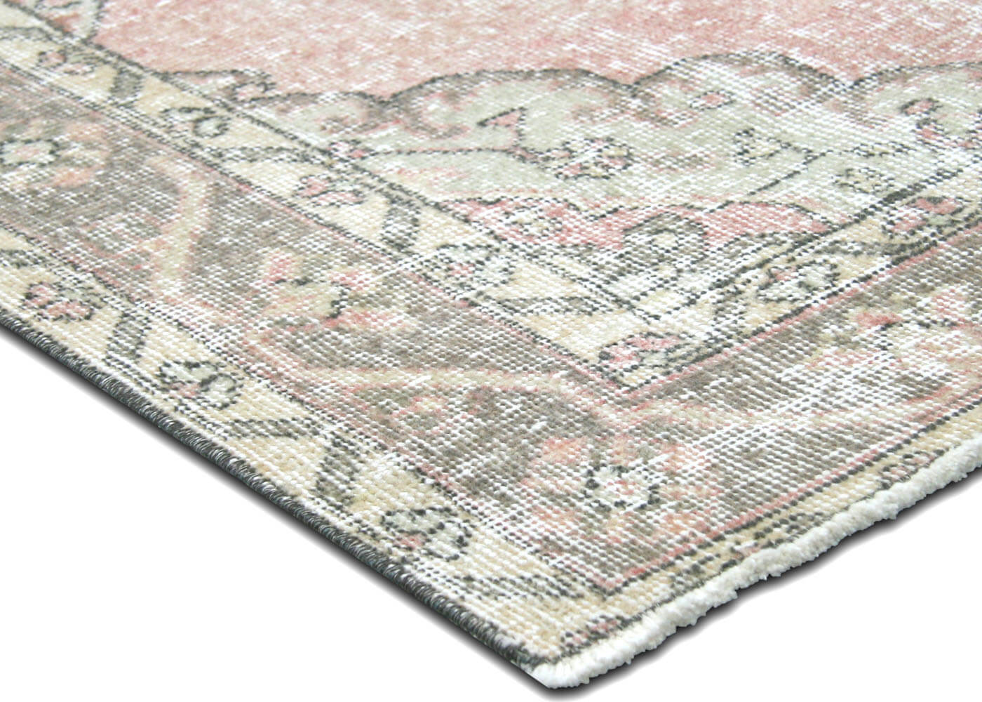 Vintage Turkish Oushak Rug - 4'10" x 12'11" - 190285