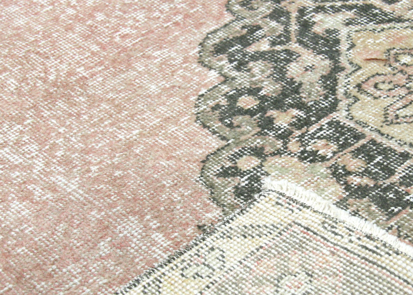 Vintage Turkish Oushak Rug - 4'10" x 12'11" - 190285