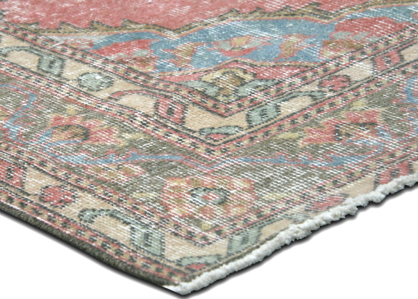 Vintage Turkish Oushak Rug - 4'9" x 12'5" - 190289