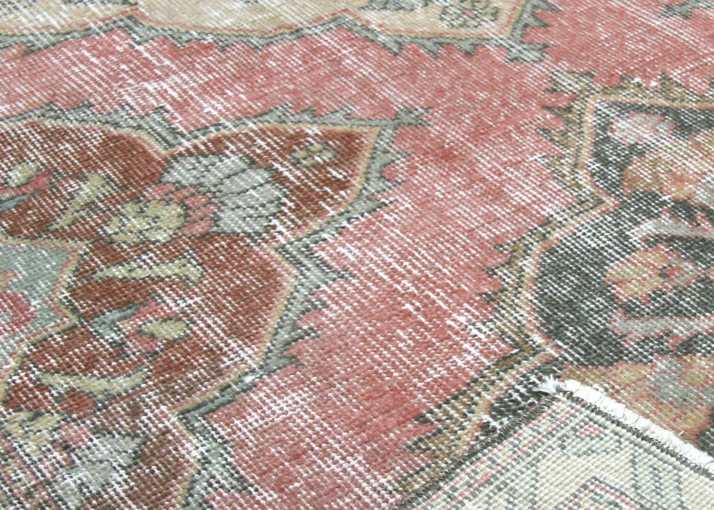 Vintage Turkish Oushak Rug - 4'9" x 12'5" - 190289
