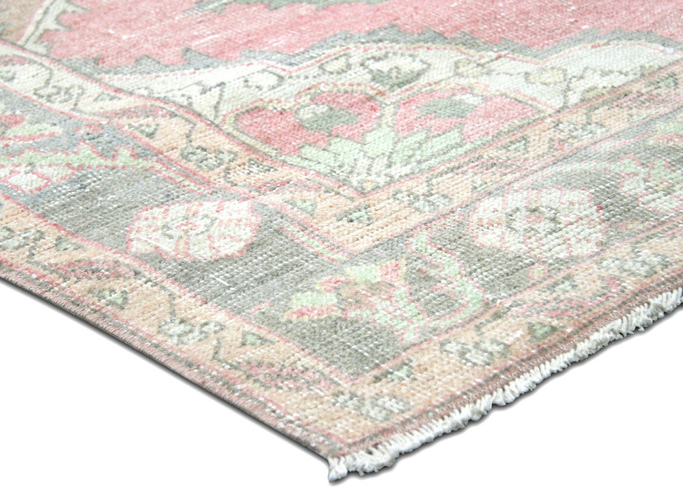 Vintage Turkish Oushak Rug - 4'10" x 12'10" - 190290