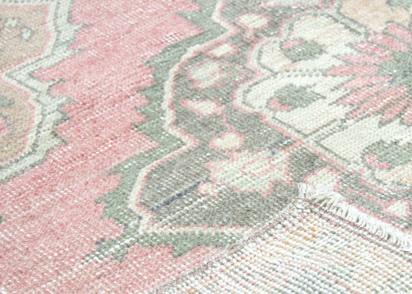 Vintage Turkish Oushak Rug - 4'10" x 12'10" - 190290
