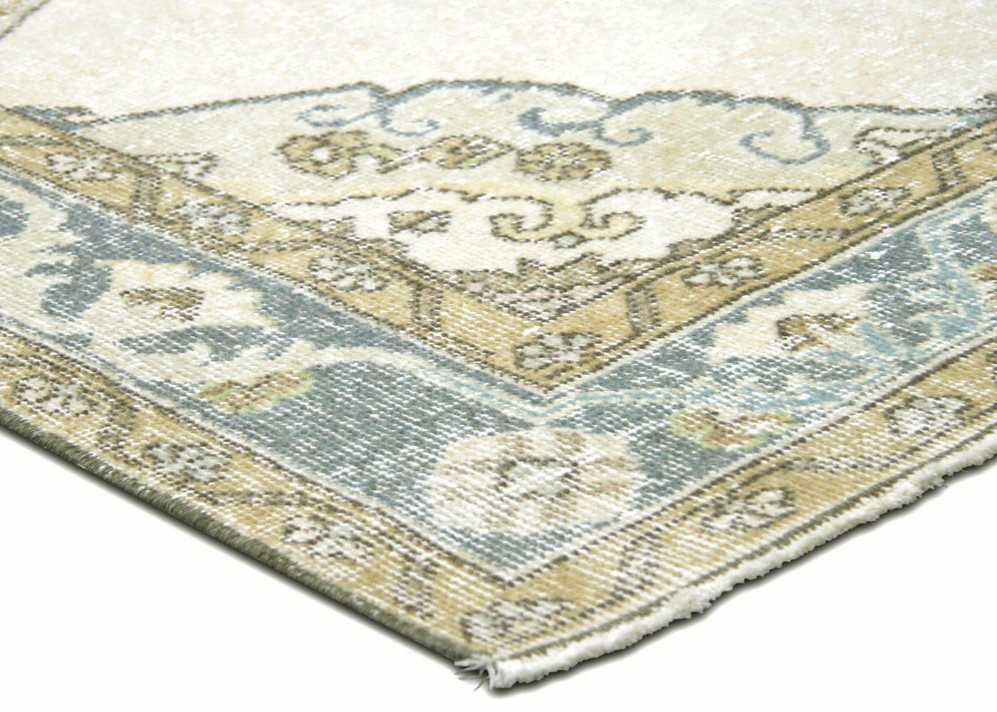 Vintage Turkish Oushak Rug - 4'9" x 12'7" - 190292