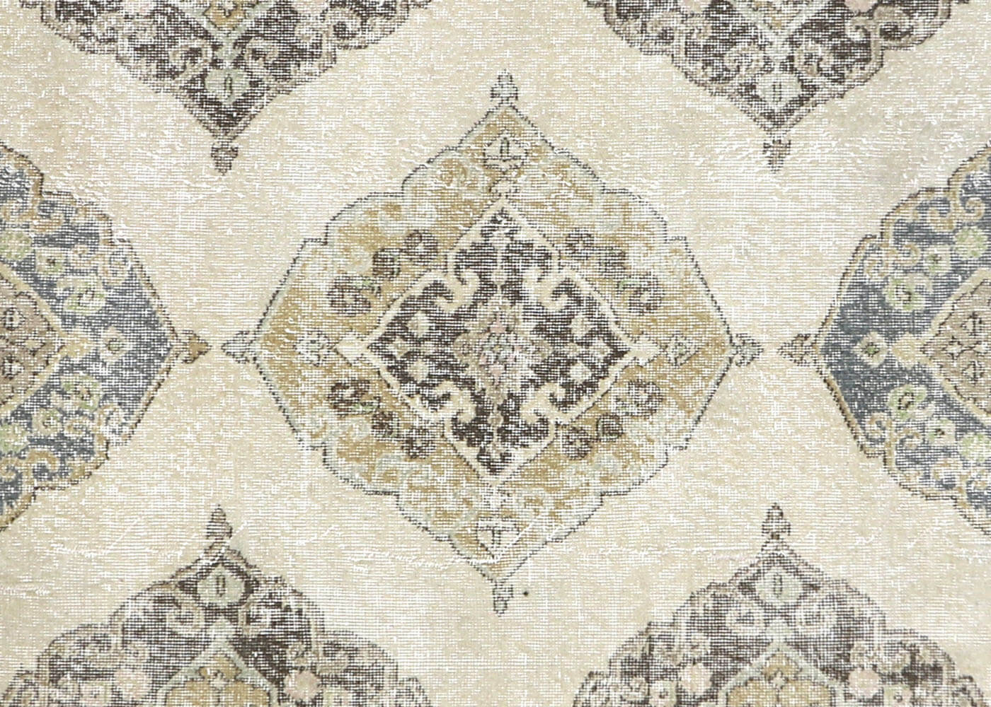 Vintage Turkish Oushak Rug - 4'9" x 12'7" - 190292
