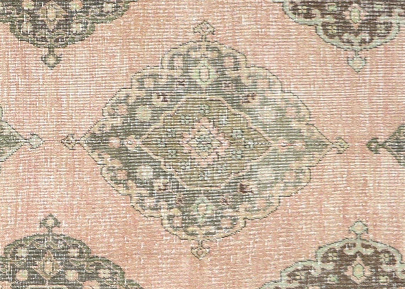 Vintage Turkish Oushak Rug - 4'8" x 13' - 190305