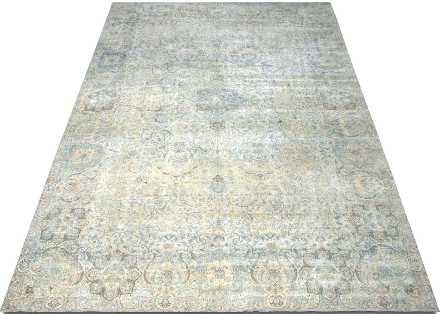 Semi Antique Persian Kerman Rug - 10'4" x 16'11" - 190306