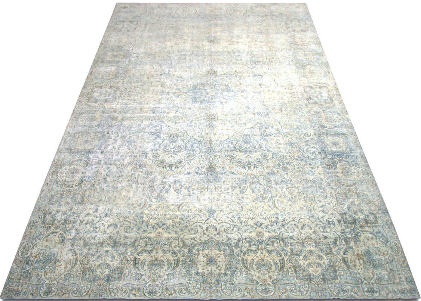 Semi Antique Persian Kerman Rug - 10'4" x 16'11" - 190306