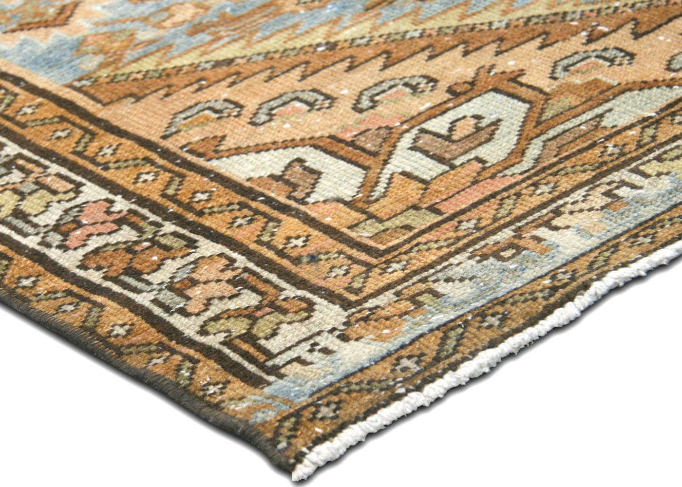 Semi Antique Persian Melayer Runner - 3' x 17'2" - 190318