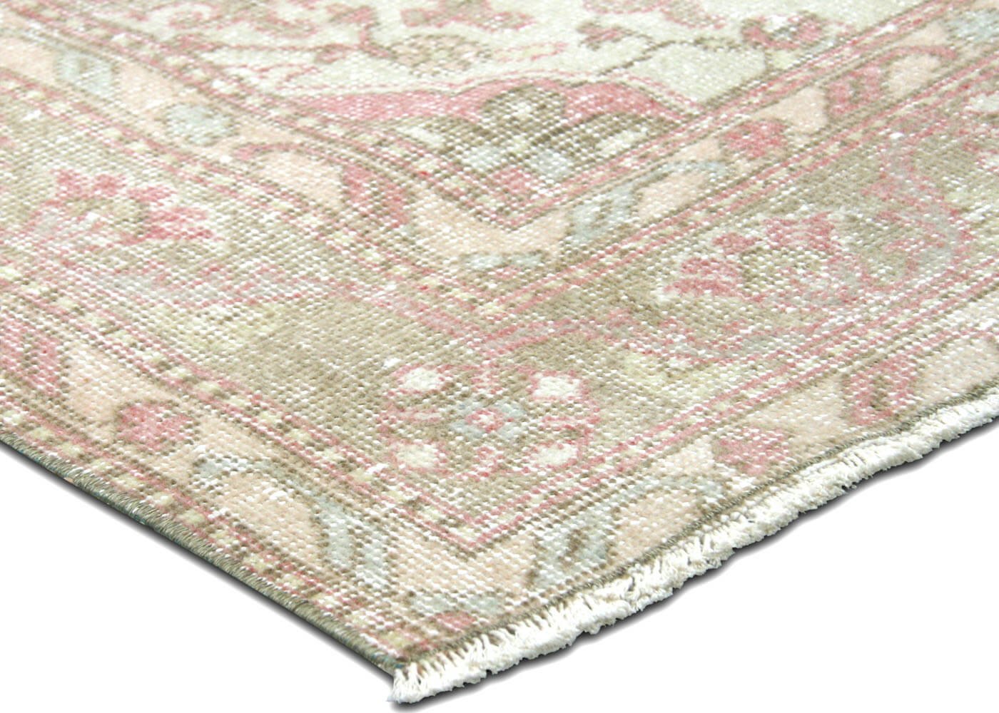 Vintage Turkish Oushak Rug - 4'8" x 12'8" - 190319