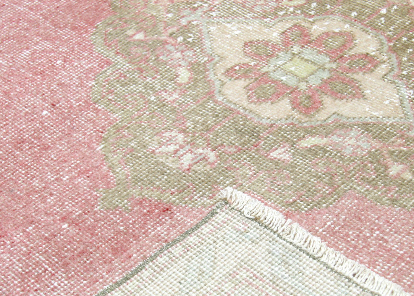 Vintage Turkish Oushak Rug - 4'8" x 12'8" - 190319