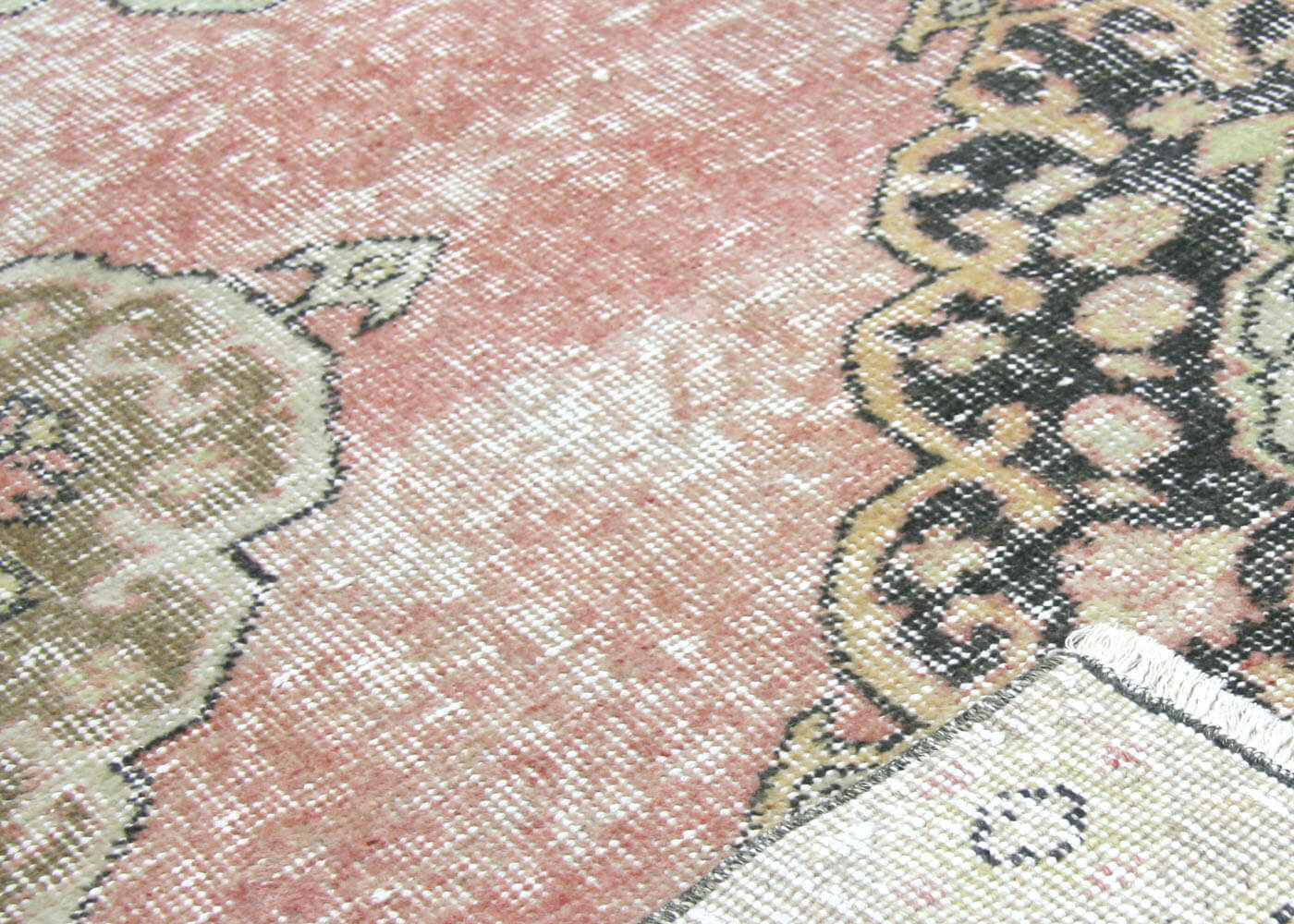 Vintage Turkish Oushak Rug - 4'5" x 11'9" - 190320