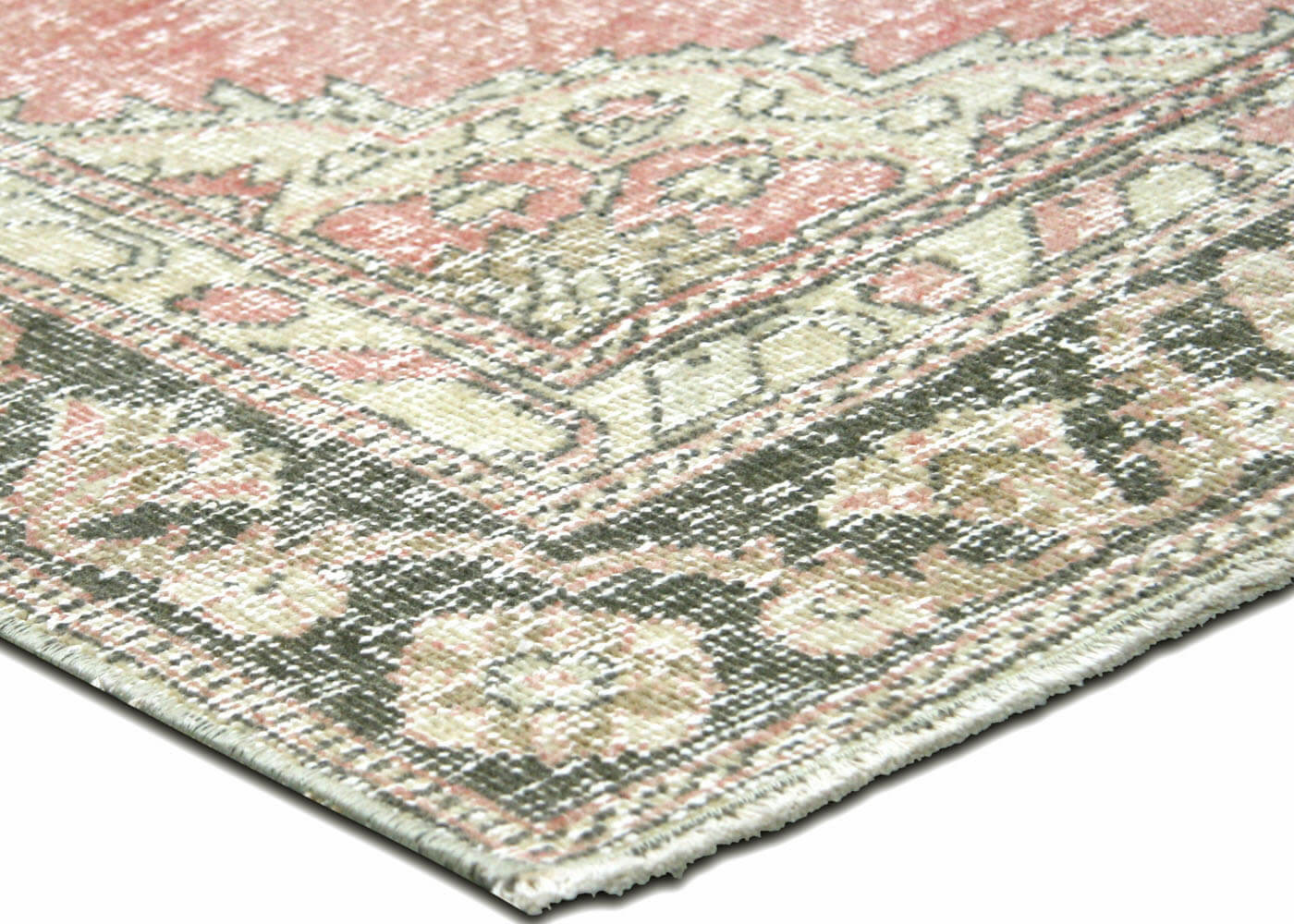 Vintage Turkish Oushak Rug - 4'4" x 11'10" - 190323