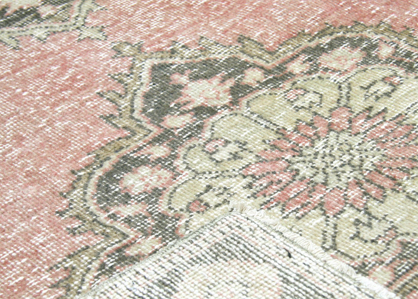 Vintage Turkish Oushak Rug - 4'4" x 11'10" - 190323