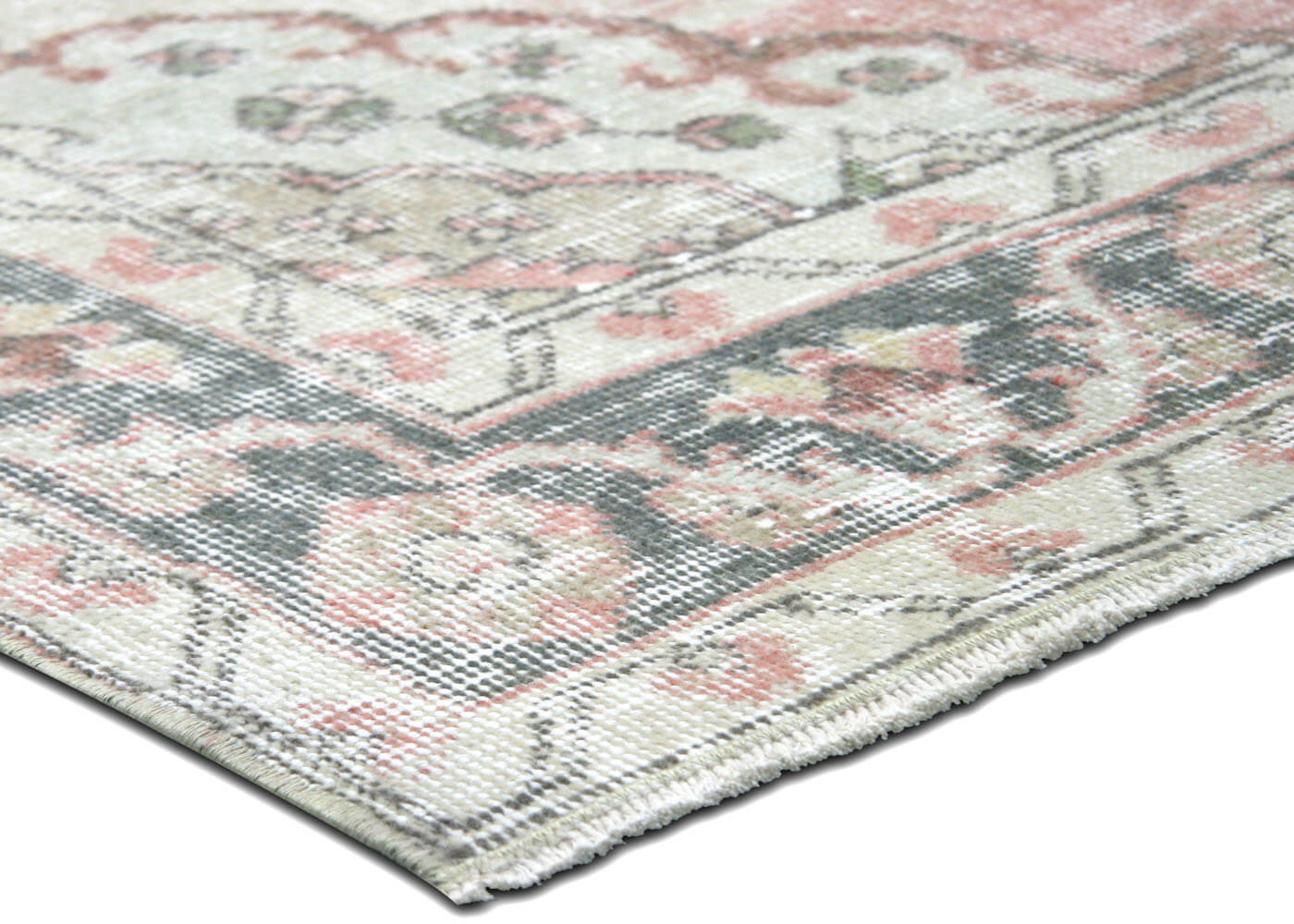 Vintage Turkish Oushak Rug - 4'7" x 12'5" - 190325