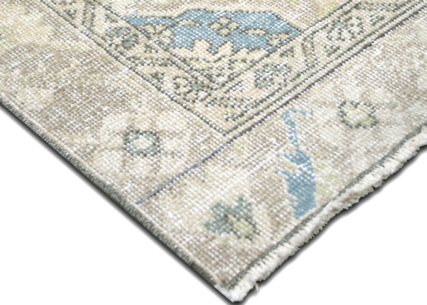 Vintage Turkish Oushak Rug - 4'8" x 12'11" - 190326