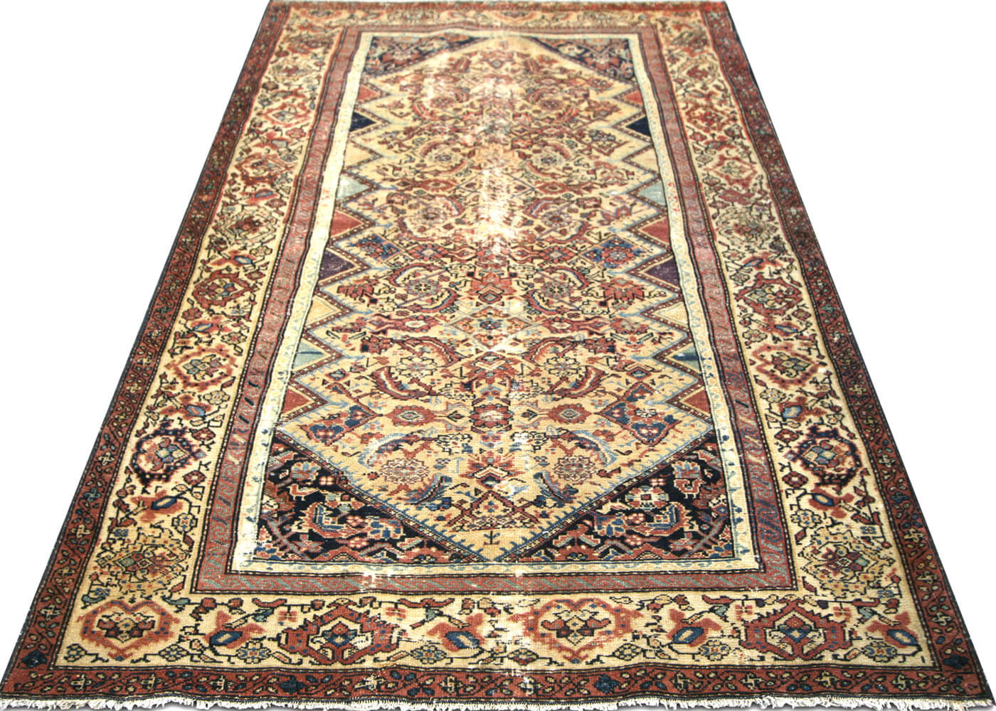 Semi Antique Persian Melayer Rug - 3'10" x 6'5" - 190330