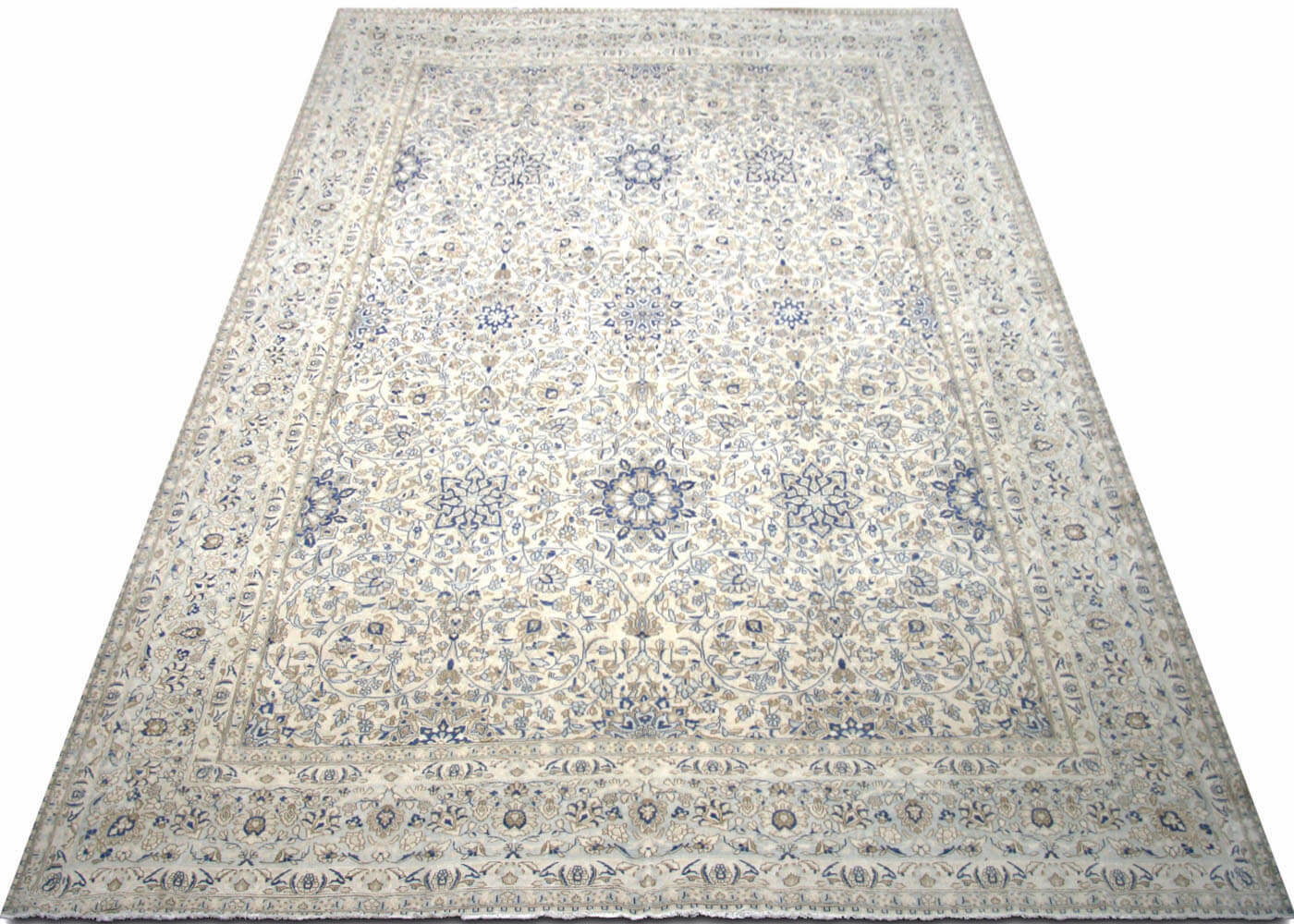 Semi Antique Persian Kerman Rug - 12'8" x 19'8" - 190334