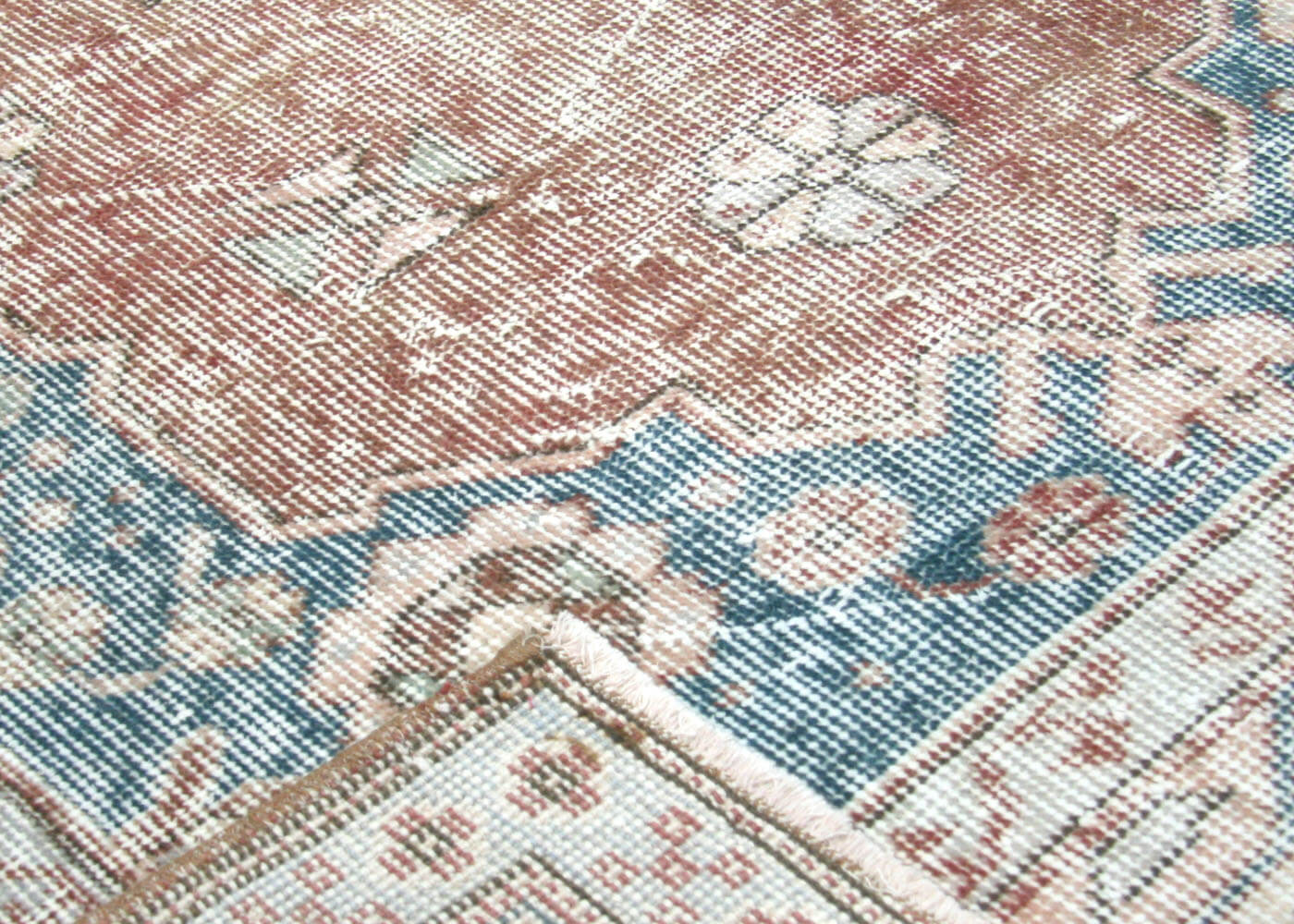 Vintage Turkish Oushak Rug - 4'5" x 8'3" - 190338
