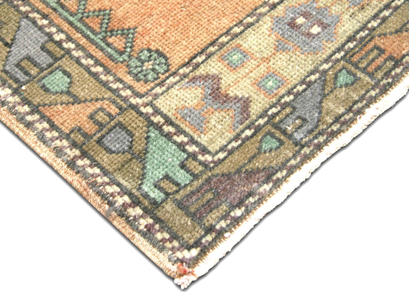 Vintage Turkish Oushak Yastic - 1'9" x 3' - 190357