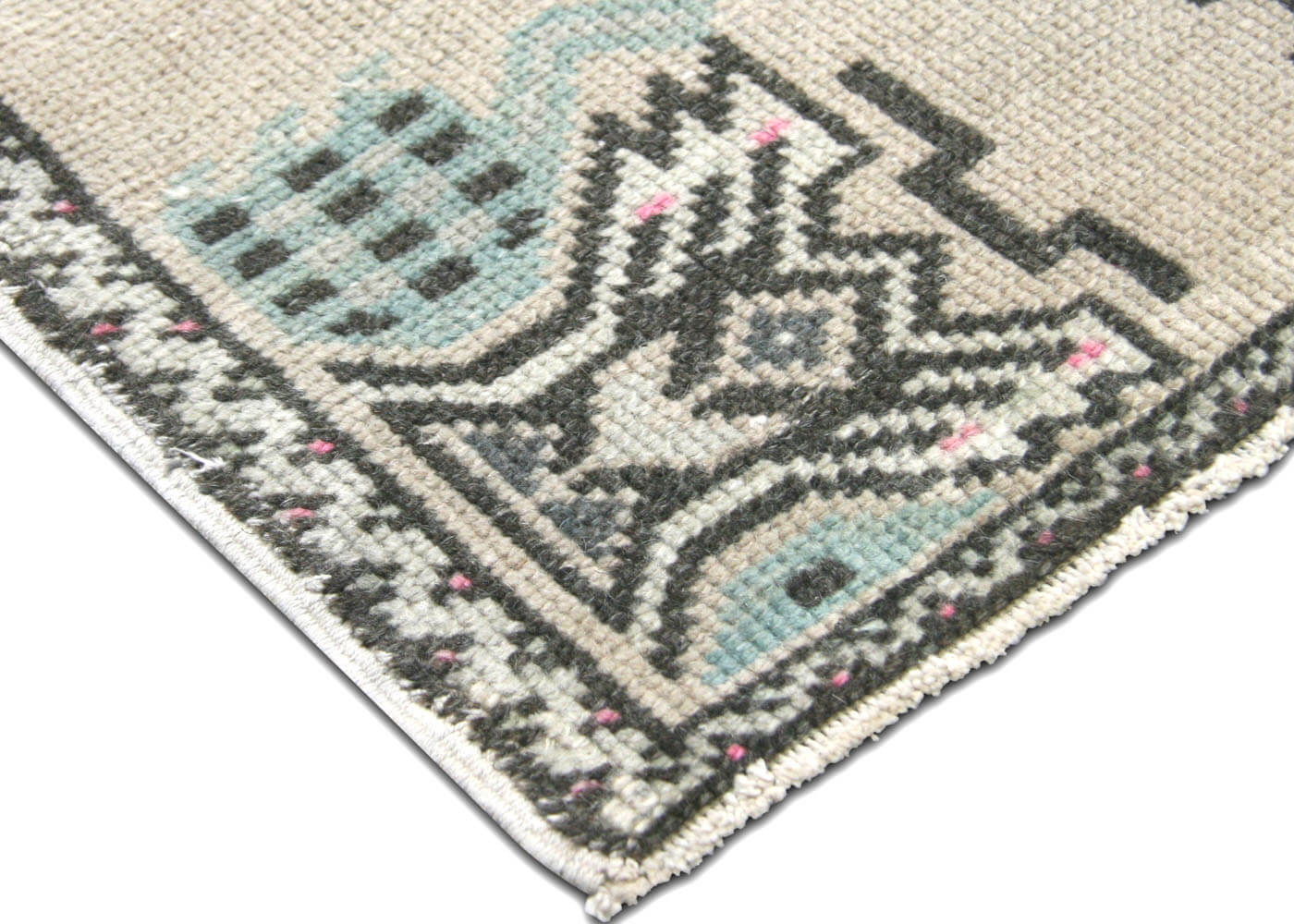Vintage Turkish Oushak Yastic - 1'7" x 2'10" - 190381