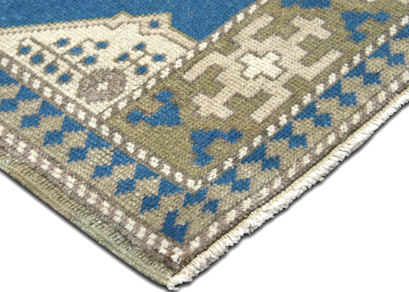 Vintage Turkish Oushak Yastic - 1'10" x 3'10" - 190404