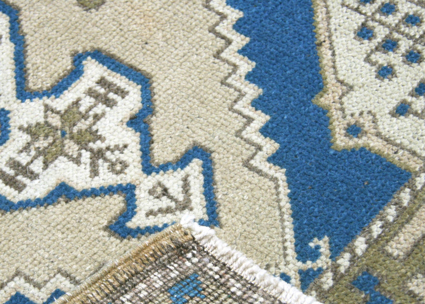 Vintage Turkish Oushak Yastic - 1'10" x 3'10" - 190404