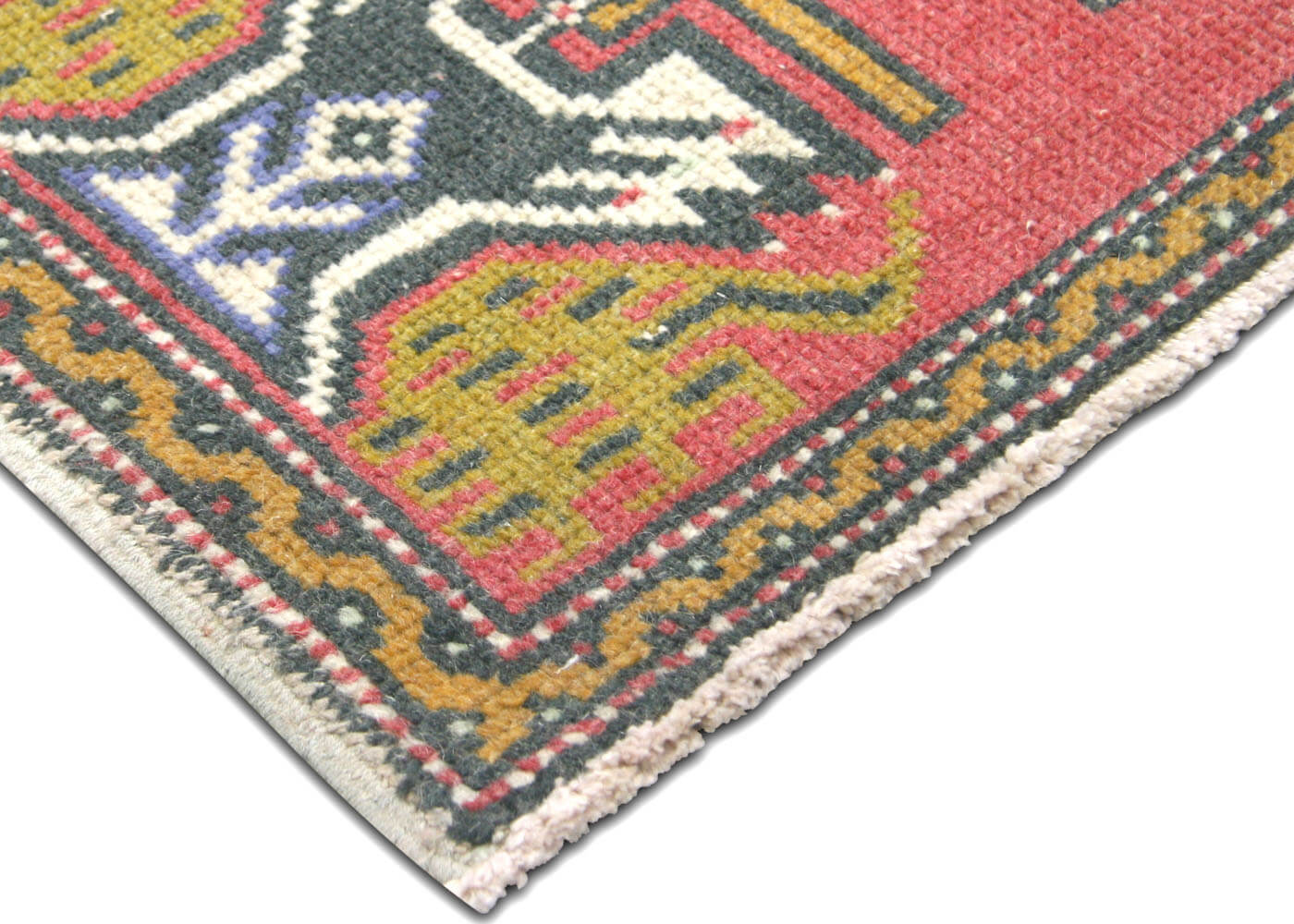 Vintage Turkish Oushak Yastic - 1'10" x 3'4" - 190413