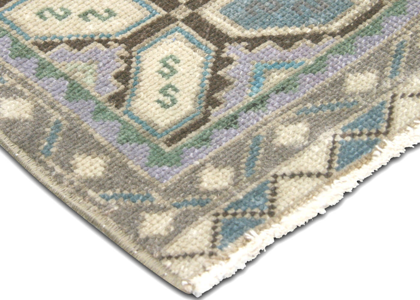 Vintage Turkish Oushak Yastic - 1'8" x 3'4" - 190449