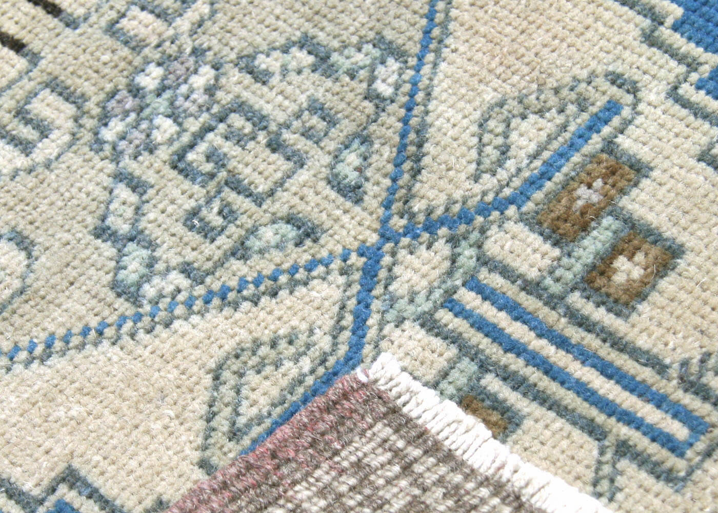 Vintage Turkish Oushak Yastic - 1'10" x 3'1" - 190457