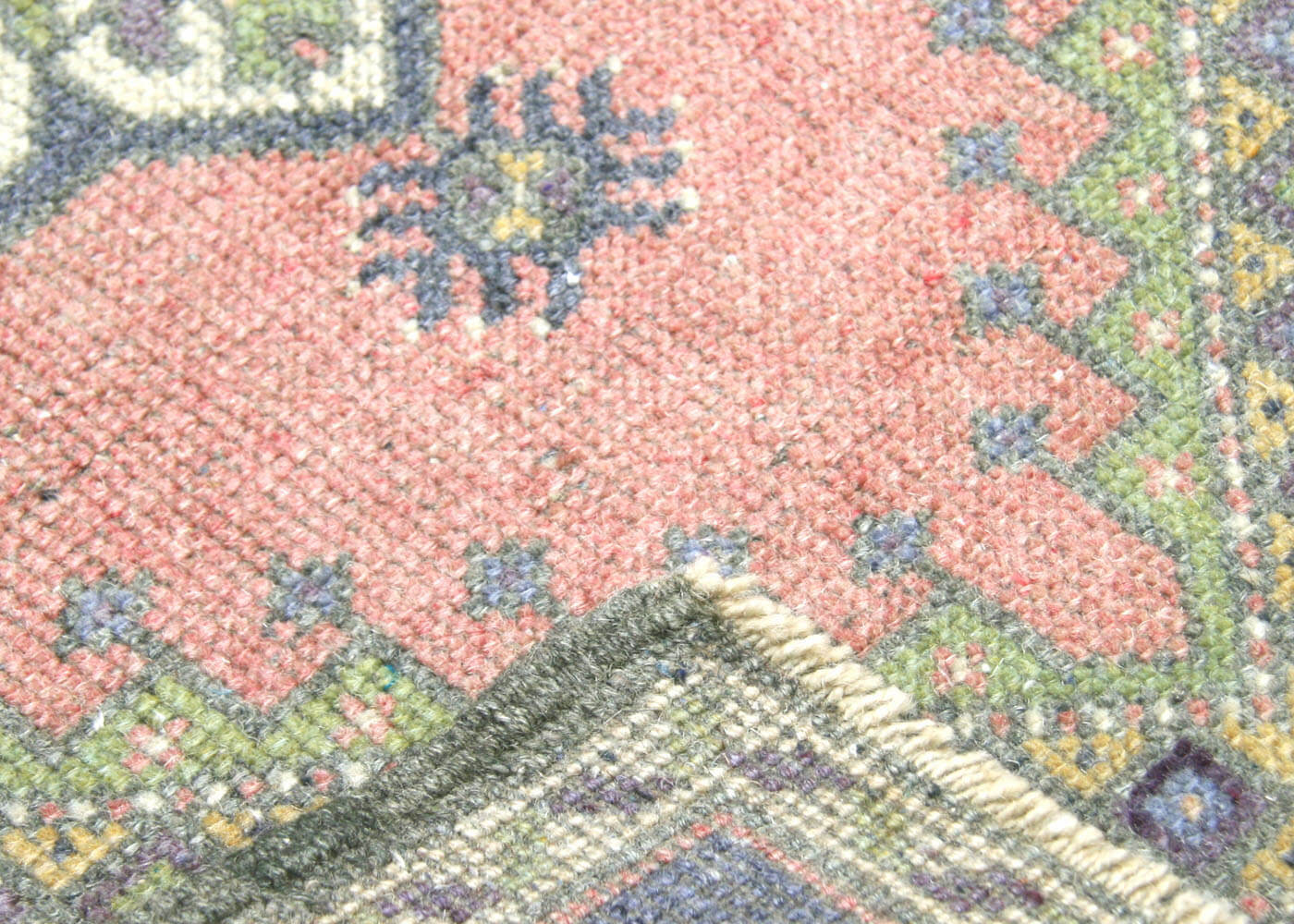 Vintage Turkish Oushak Yastic - 1'10" x 3'8" - 190470