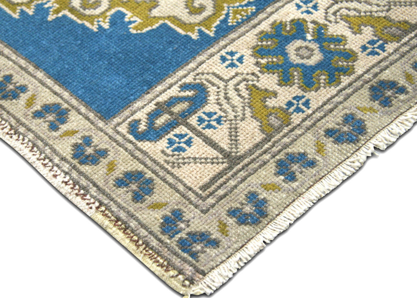 Vintage Turkish Oushak Yastic - 1'9" x 4' - 190472