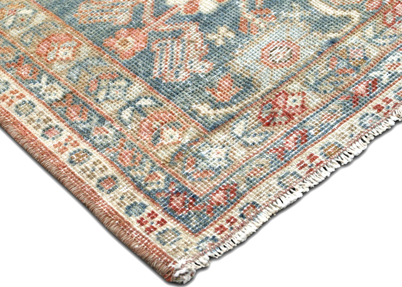 Semi Antique Persian Mahal Rug - 10'8" x 14'1" - 190519