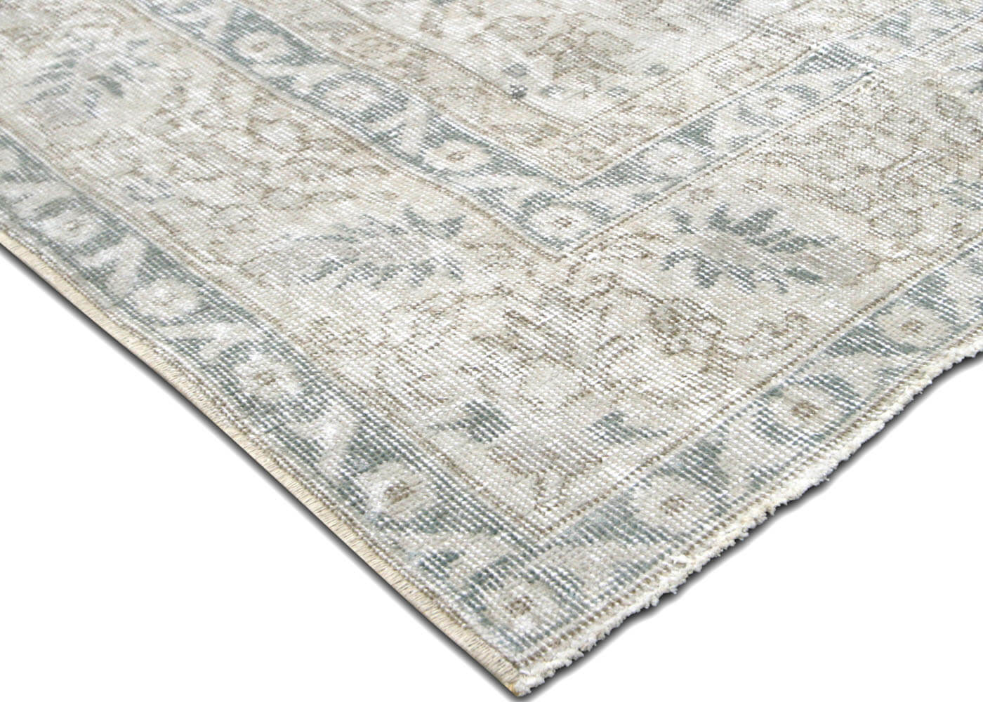 Vintage Turkish Oushak Rug - 6'6" x 10'10" - 190553