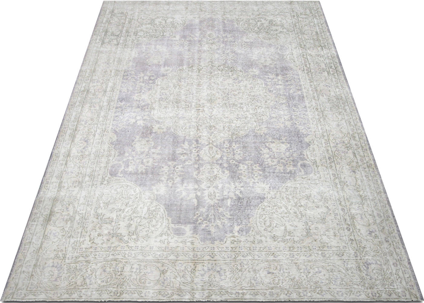 Vintage Turkish Oushak Rug - 7'4" x 9'11" - 190559