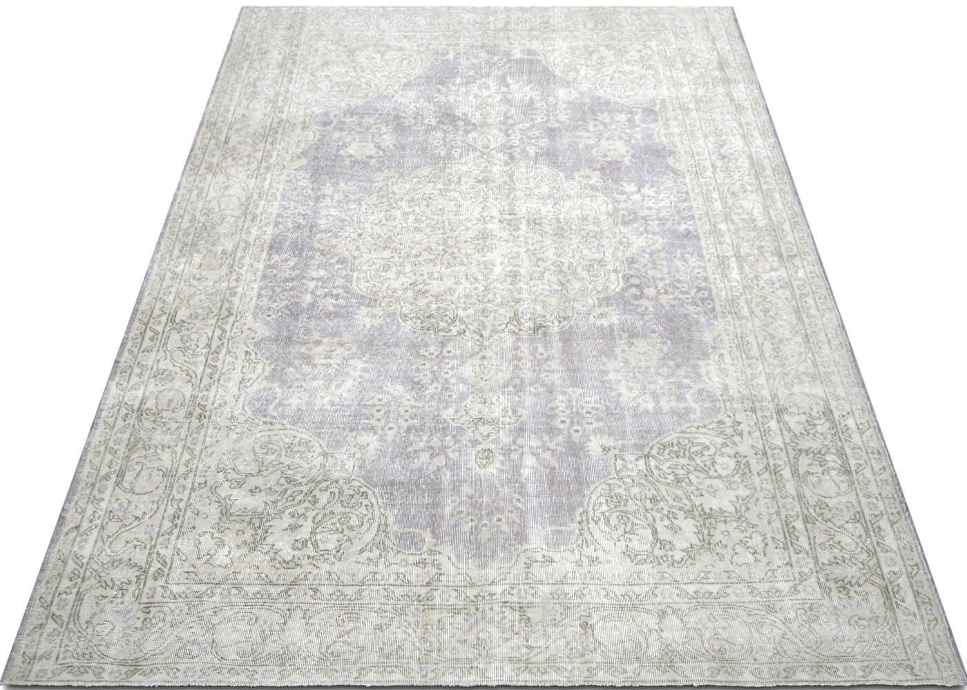 Vintage Turkish Oushak Rug - 7'4" x 9'11" - 190559